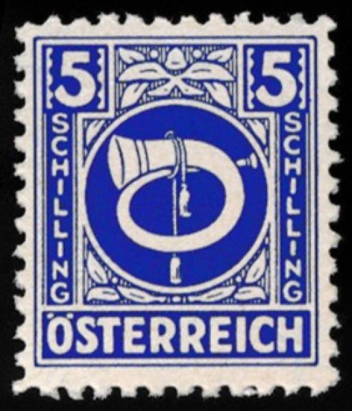 ANK 0697-0713 Posthorn 1945 complete set